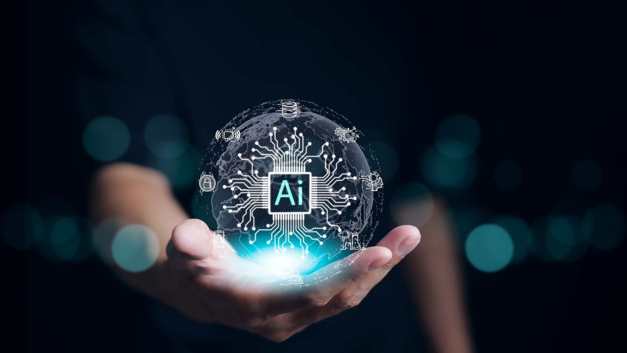 Ai, the concept of artificial intelligence use analytics, automation, and an autonomous brain. big data management, computer connection information intelligence technology, ChatGPT, Automated GPT,; Shutterstock ID 2277274631; NP: ISD